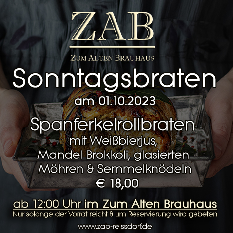 Sonntagsbraten 01.10.23
