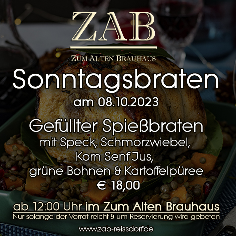 Sonntagsbraten 08.10.2023