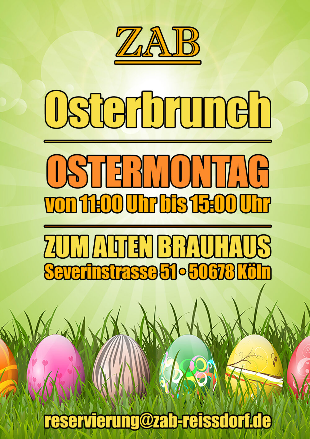 Ostermontag = Osterbrunch