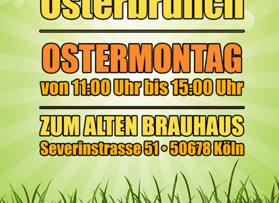 Ostermontag = Osterbrunch