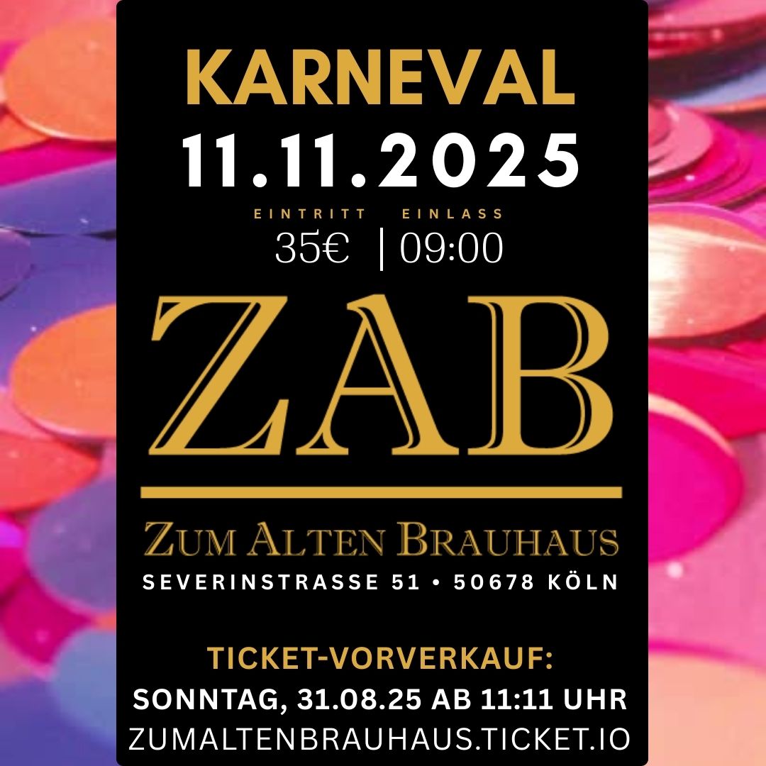 Vorverkauf 11.11. startet