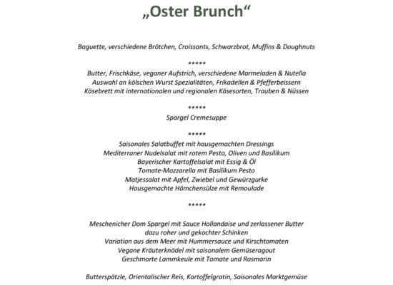 Osterbrunch 2026